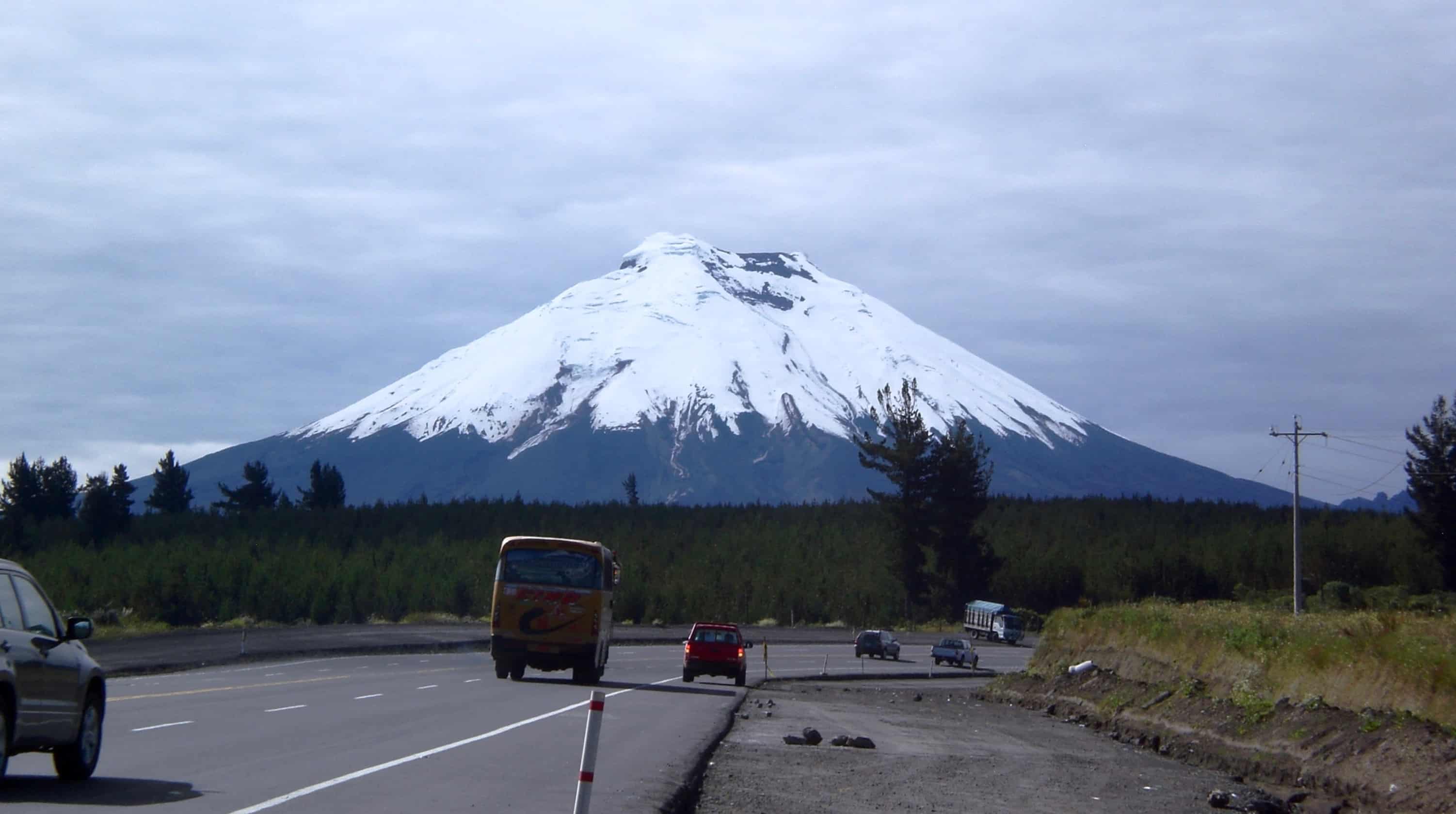 Majestic Cotapaxi volcano just outside Quito