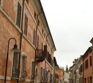 Streetscape in Ravenna, Italy