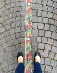 Street mosaics in Ravenna, Italy