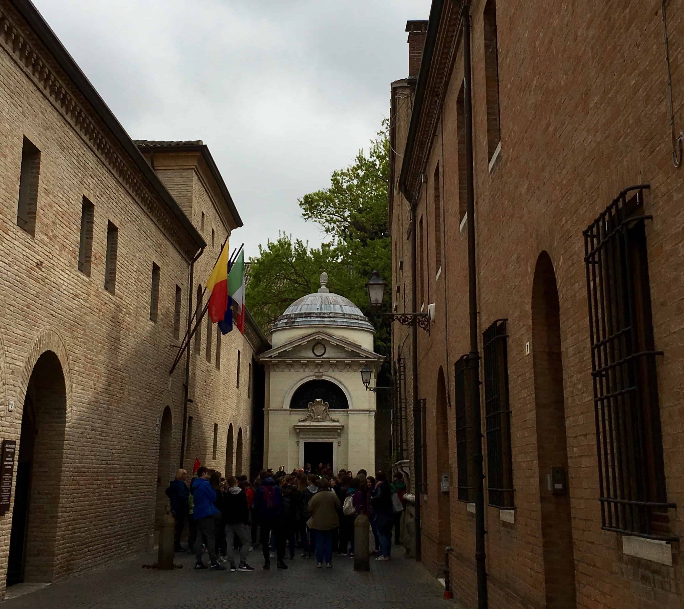 Mausoleum of Dante Alighieri in Ravenna, Italy