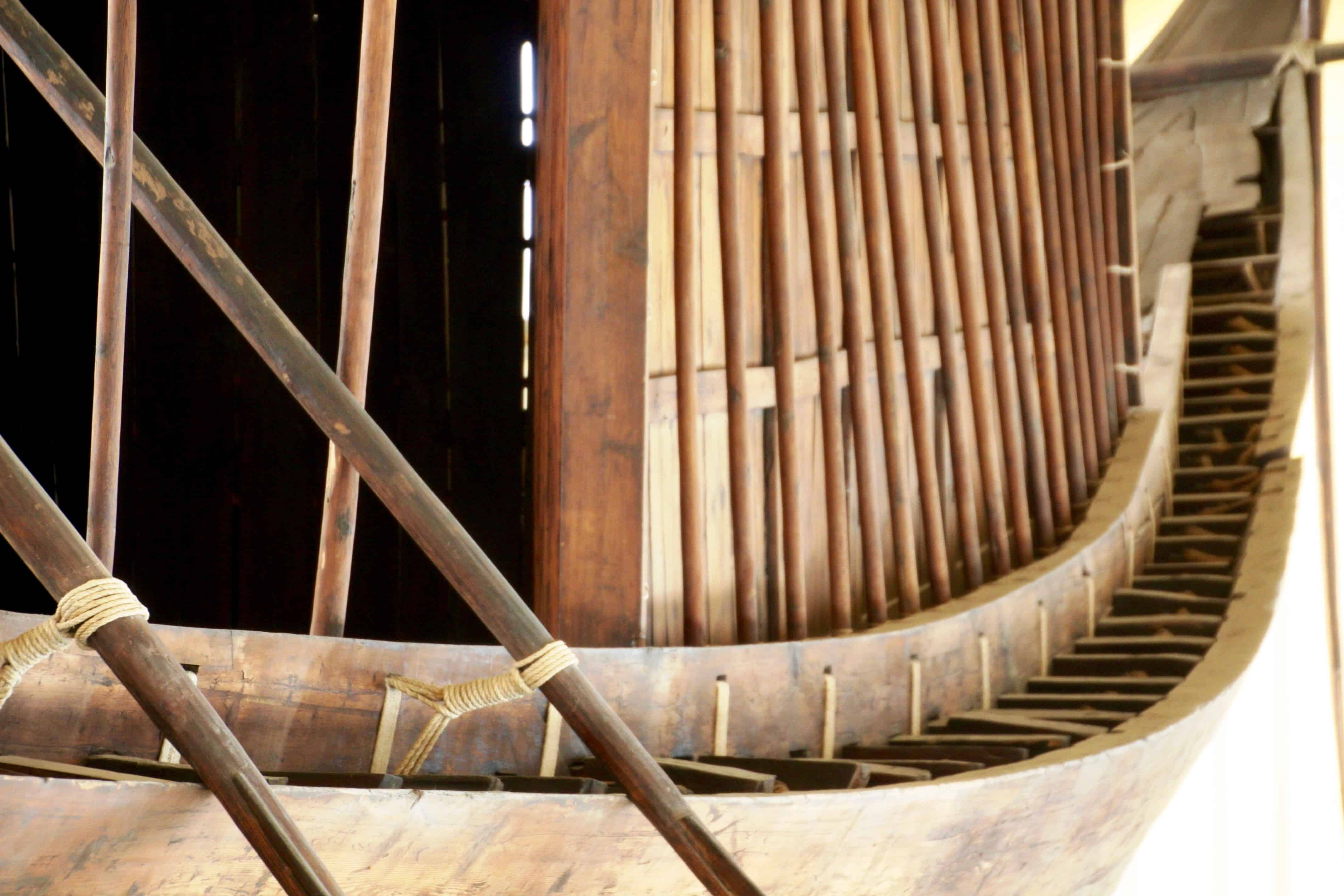 The ancient ship of Khufu, Giza Plateau, Egypt