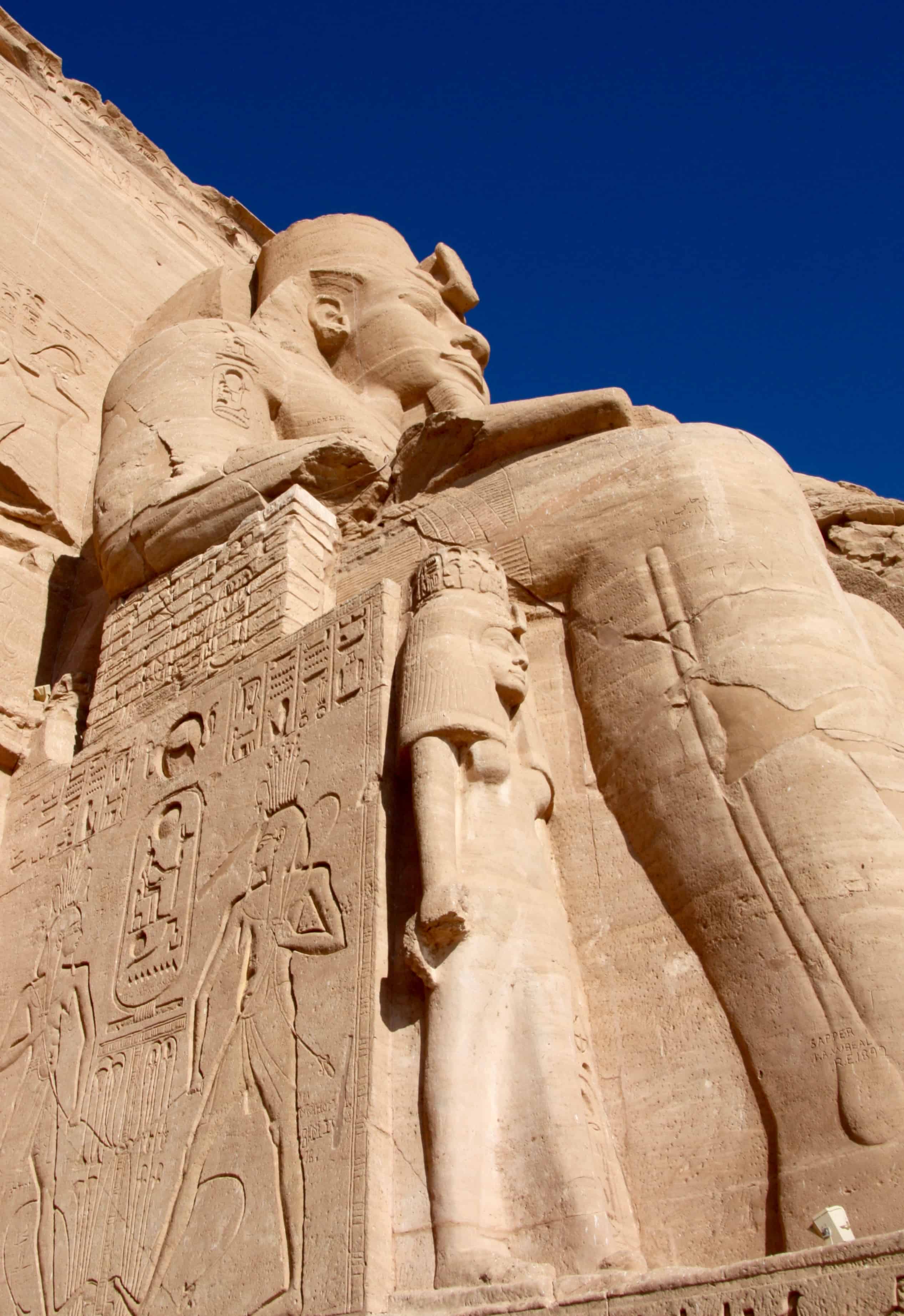 Monolithic Ramses II at Abu Simbel, Egypt