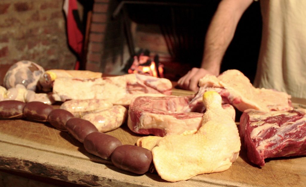 Getting ready to cook an Argentine Parilla