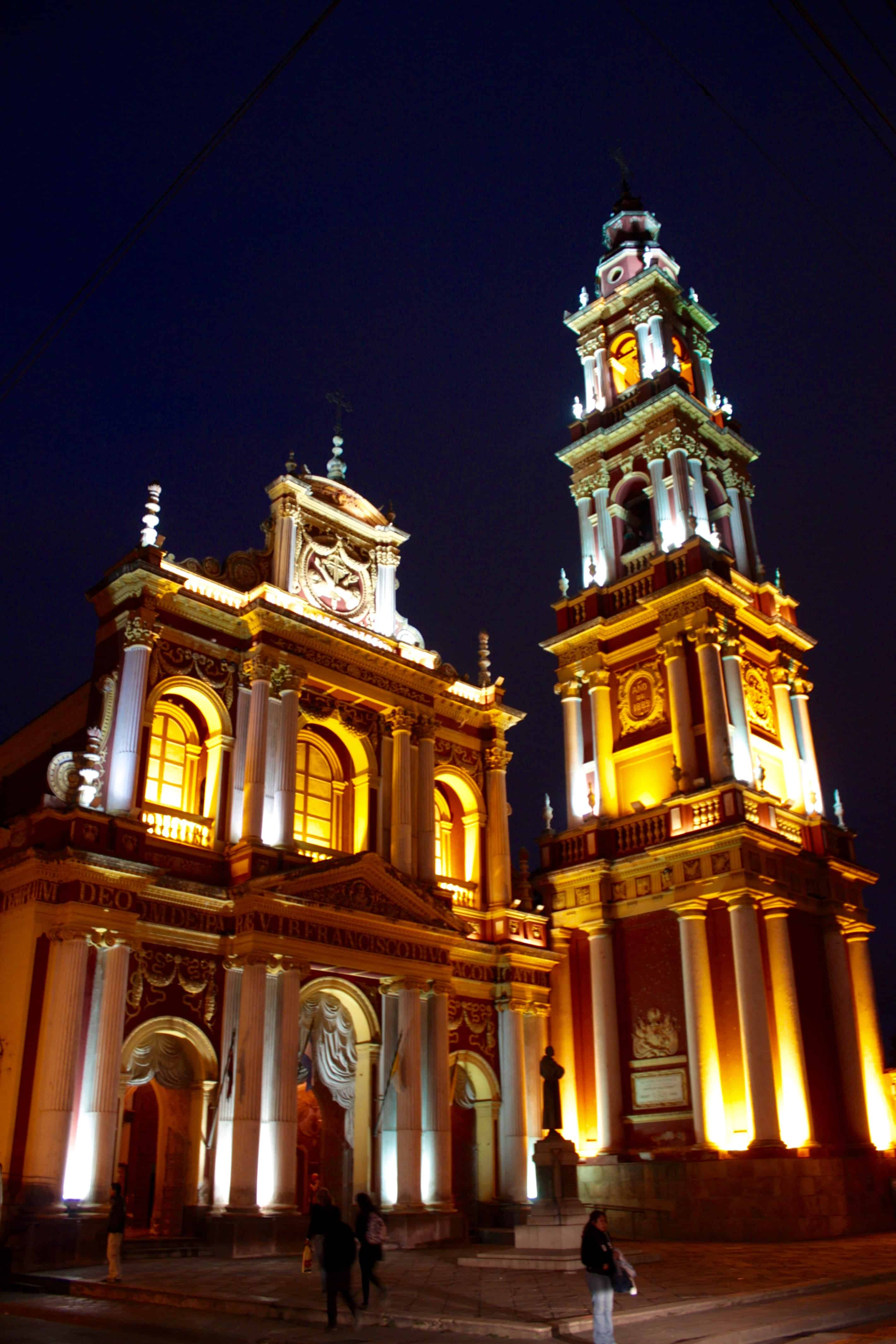 Salta, Argentina by night