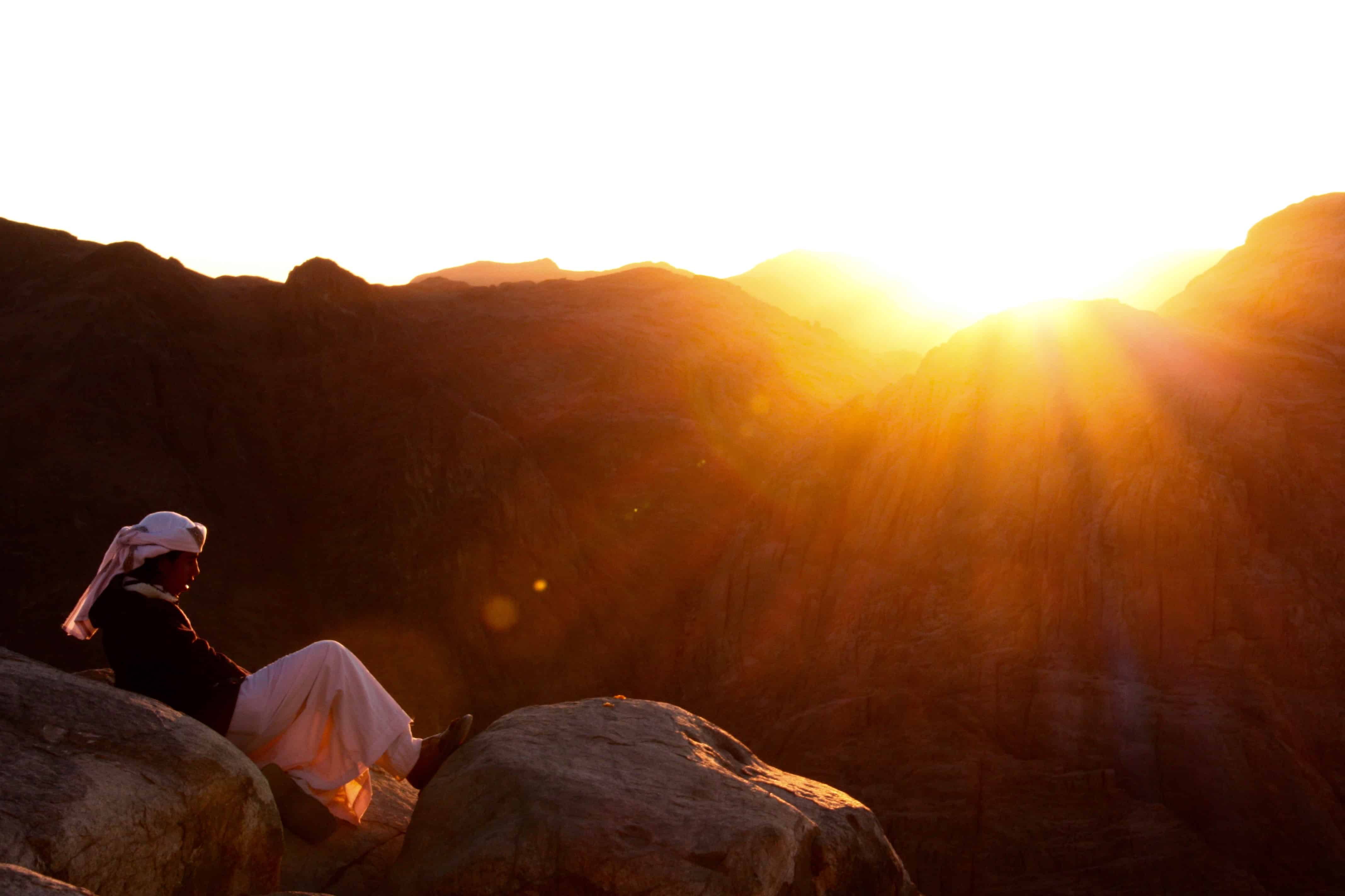 Mount Sinai sunset, Egypt