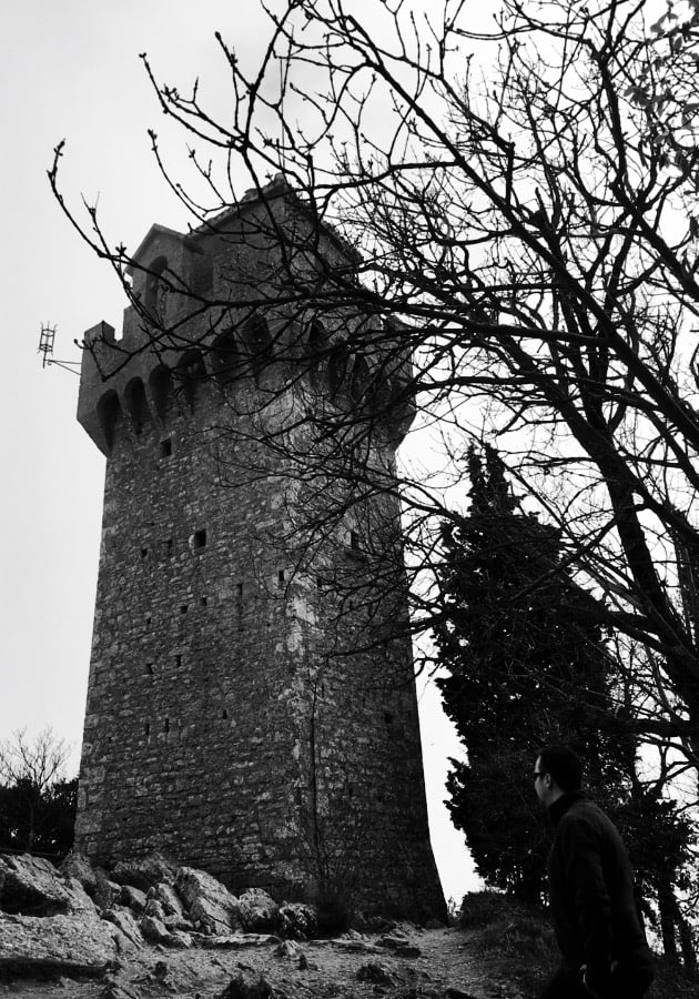 Brooding Montale, the Third Tower of San Marino.