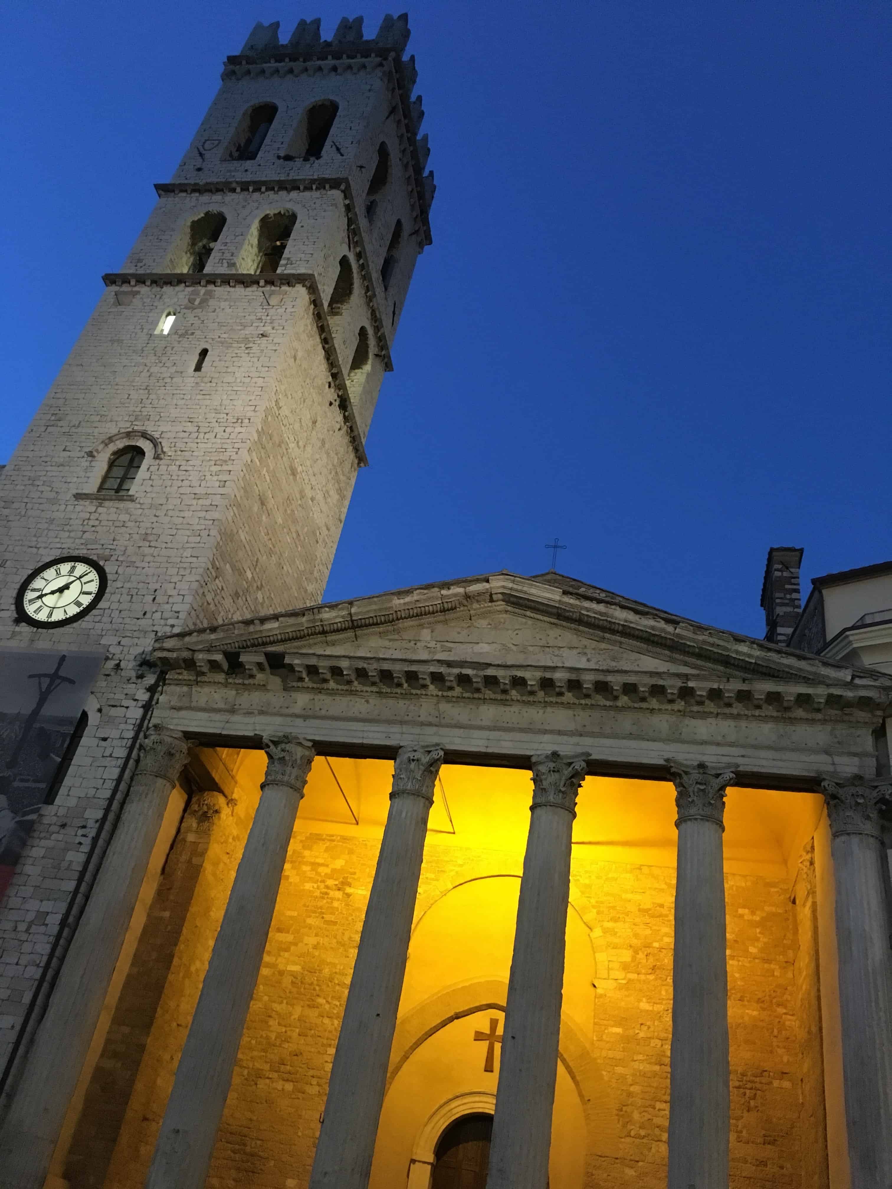 Temple of Minerva, now the Santa Maria Sopra Minerva church, Assisi