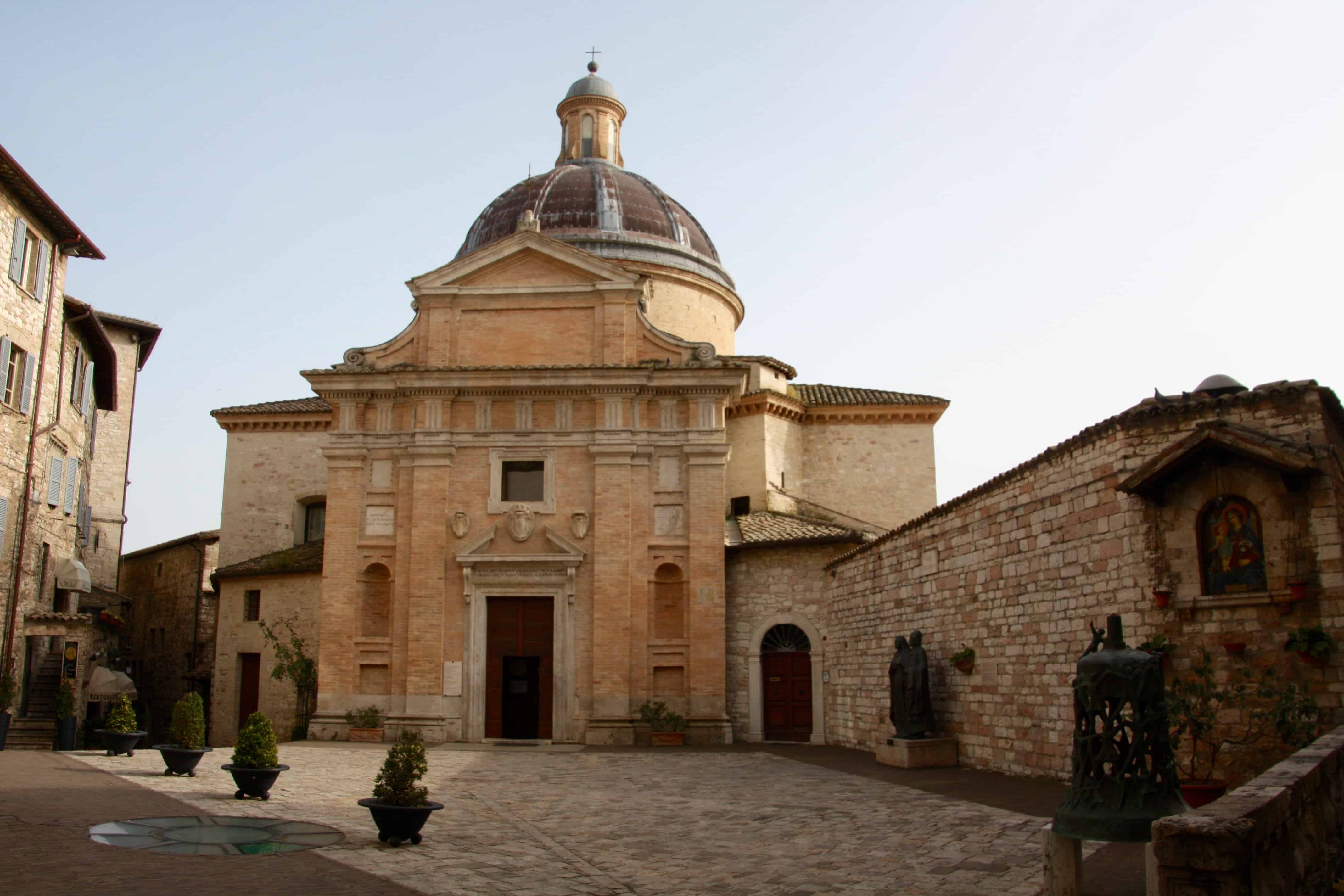 Chiesa Nuova in Assisi, said to be built on the site of St Francis' birth and childhood home.