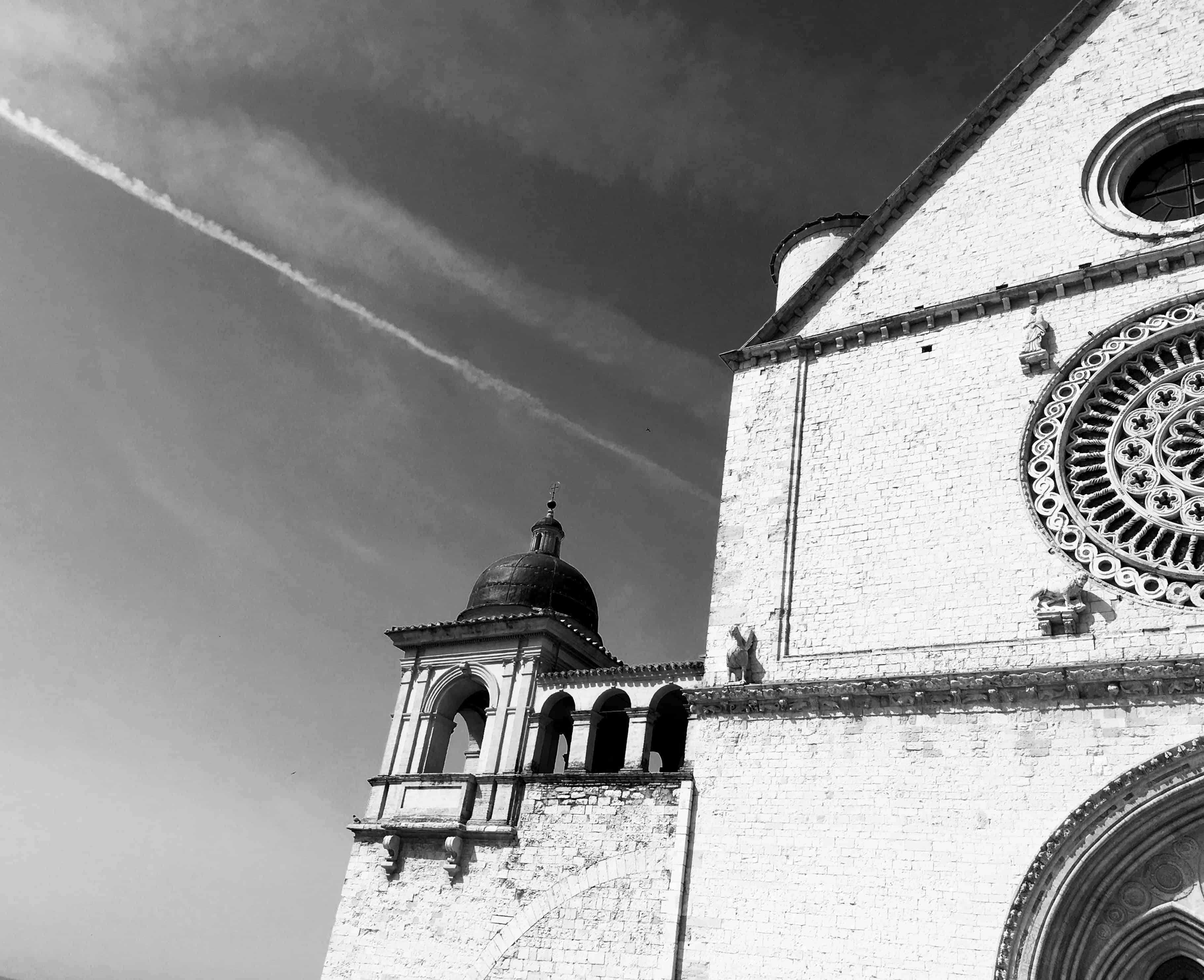 Facade of the Basilica di San Francesco, Assisi