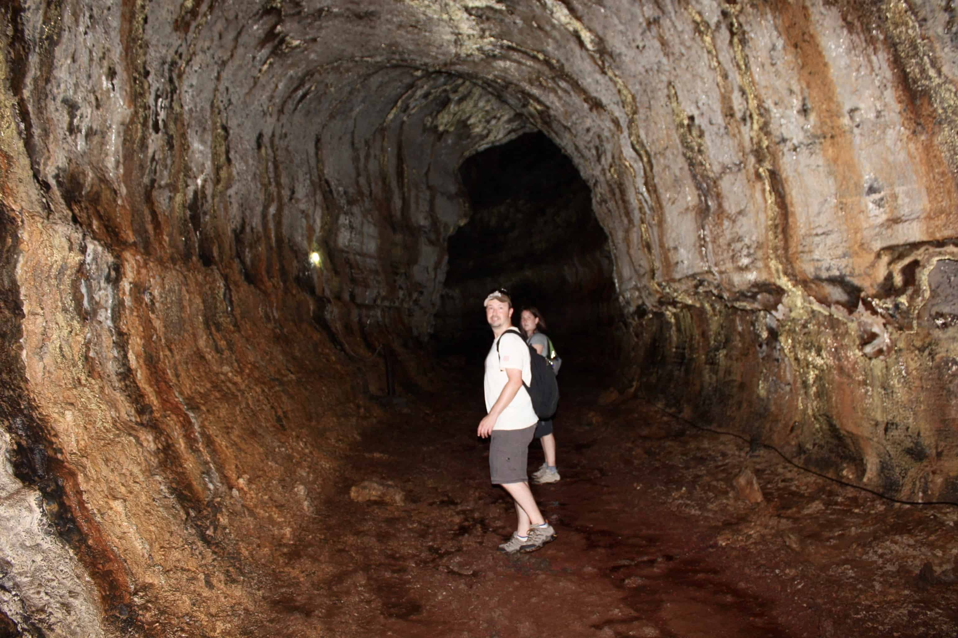 Lava tunnel, Santa Cruz, Galapagos