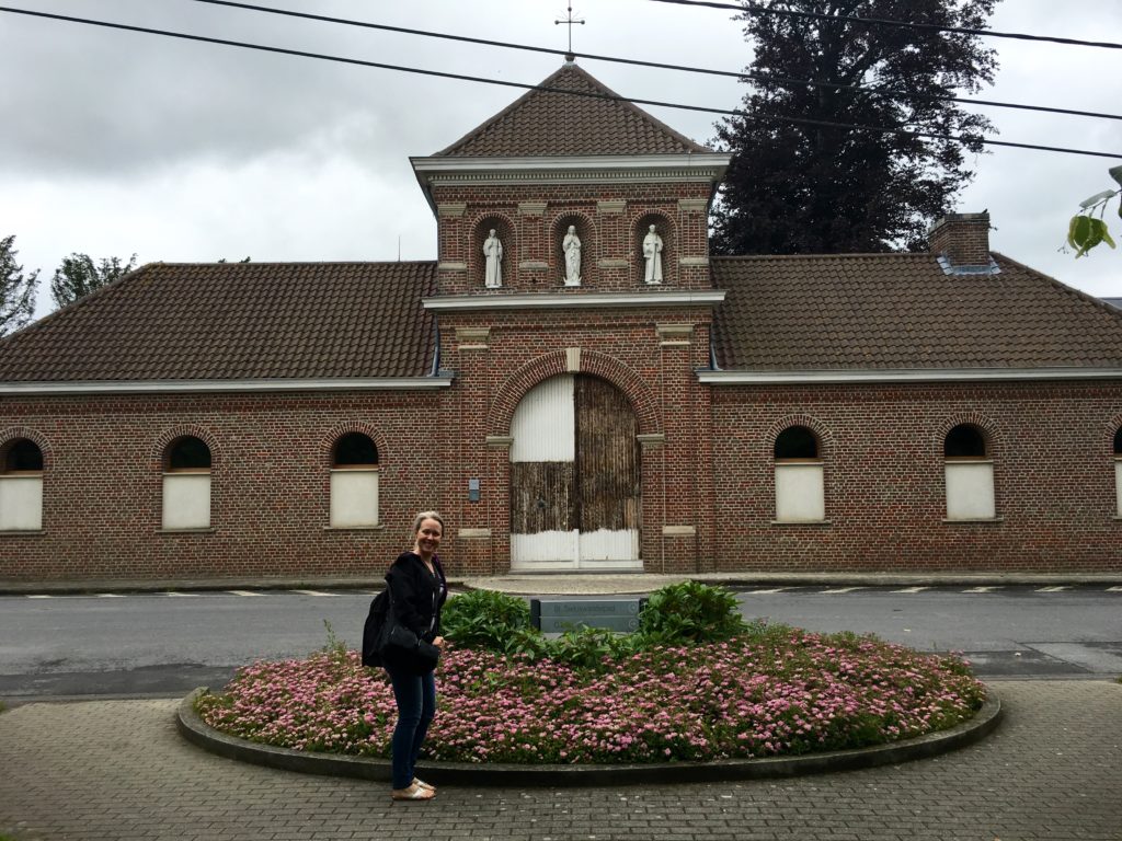 Outside the gates of Sint Sixtus Abbey