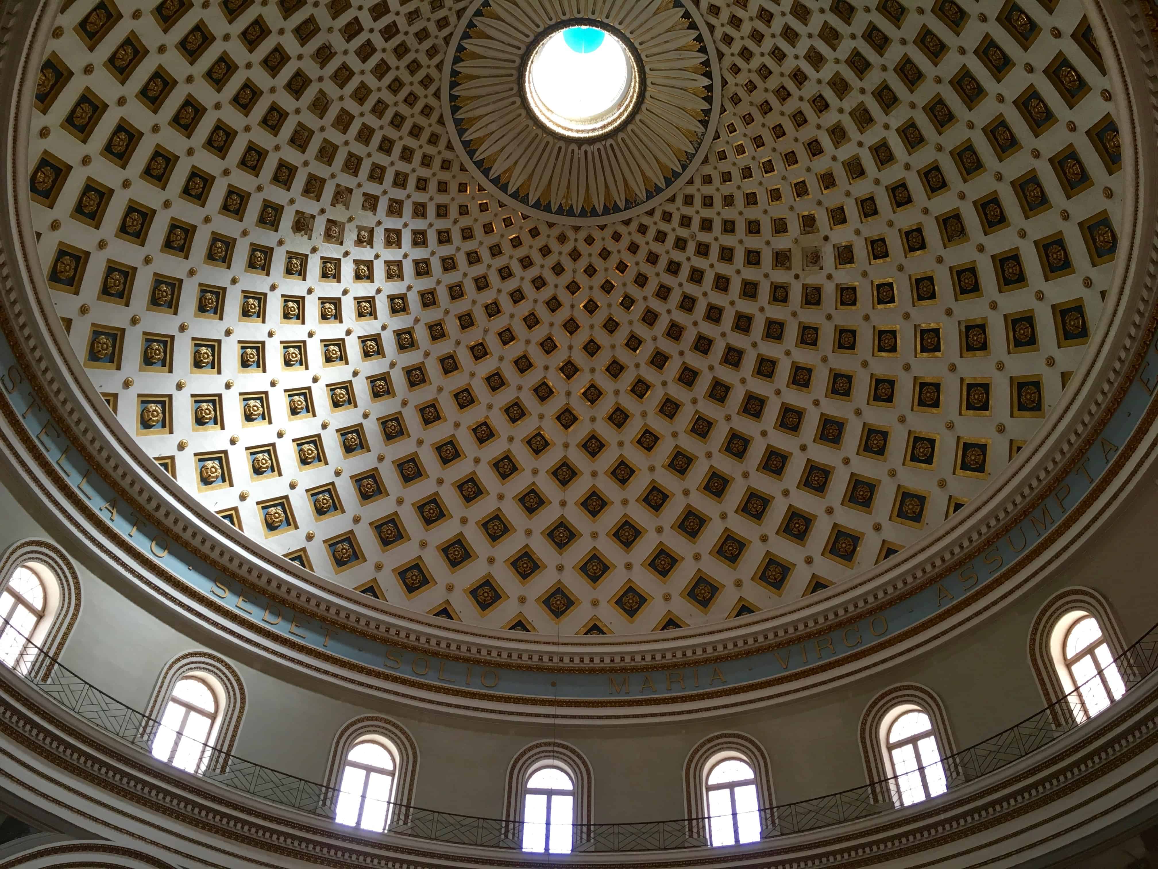 The soaring Rotunda of Mosta in Malta.