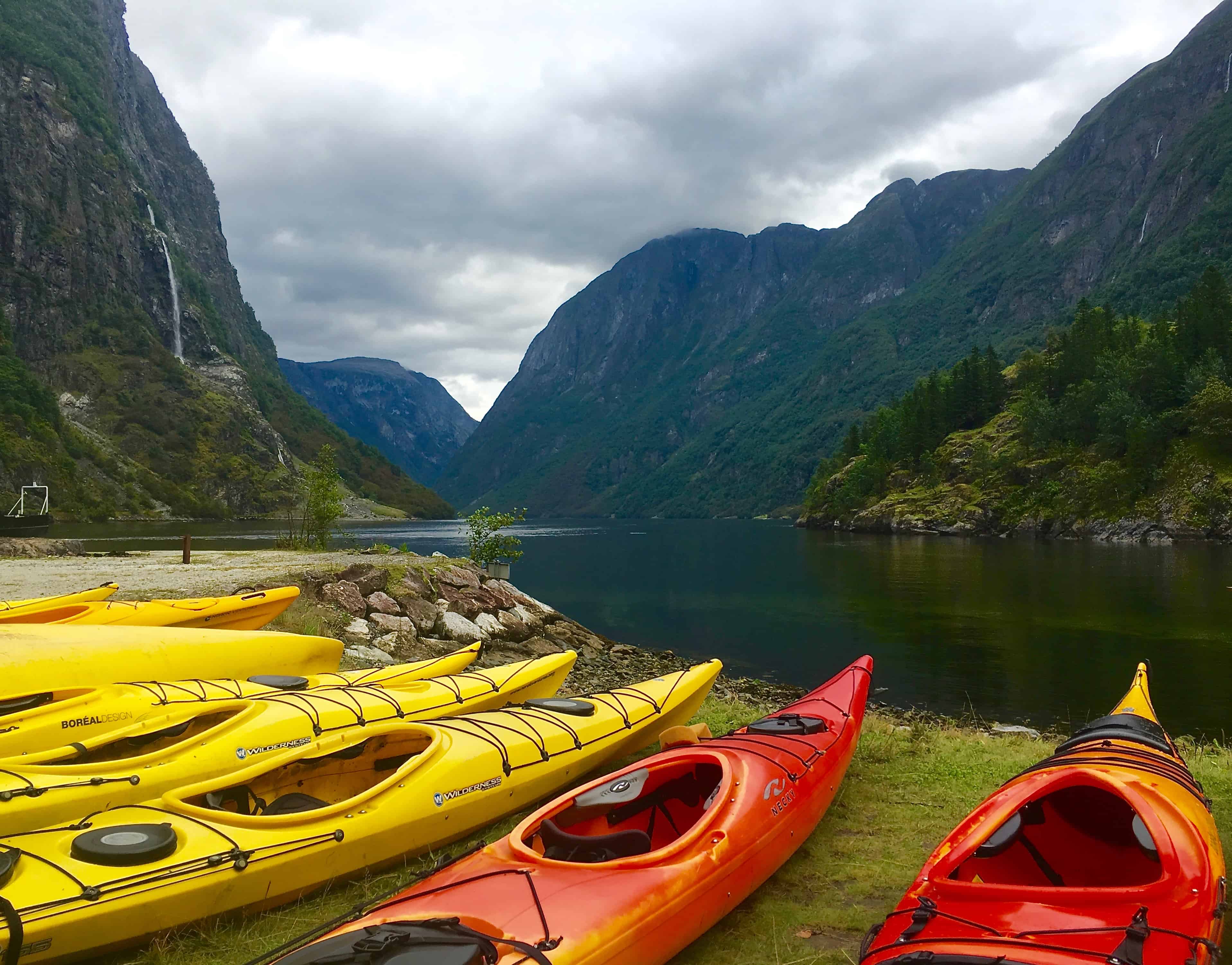 Gudvangen Kayaks View