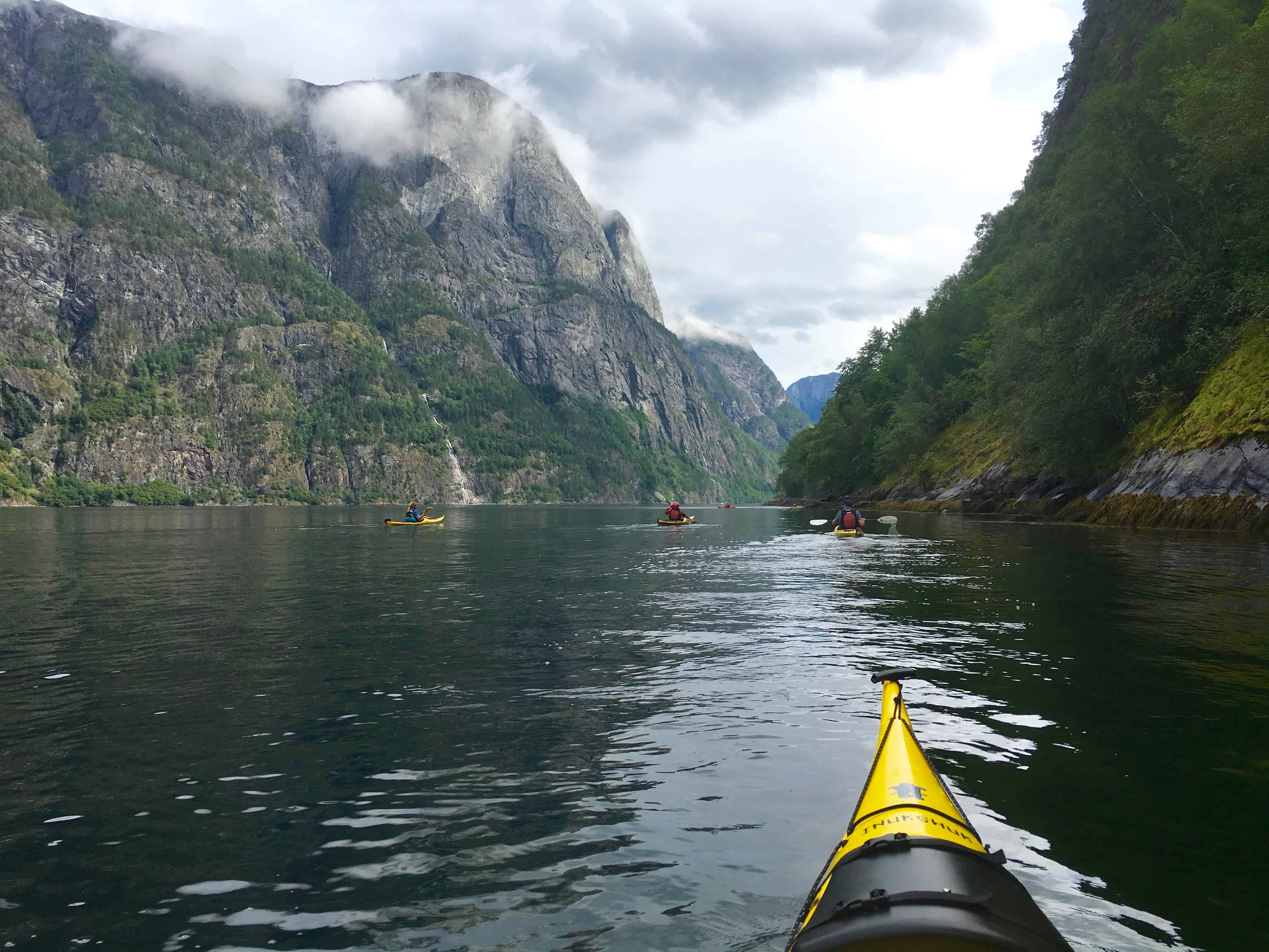 Kayaking the Nærøyfjord (Photo: twofortheworld.com)