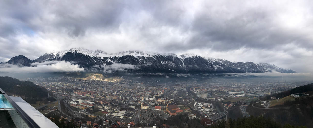 48 Hours in Innsbruck: Panoramas of the Norkette Range.
