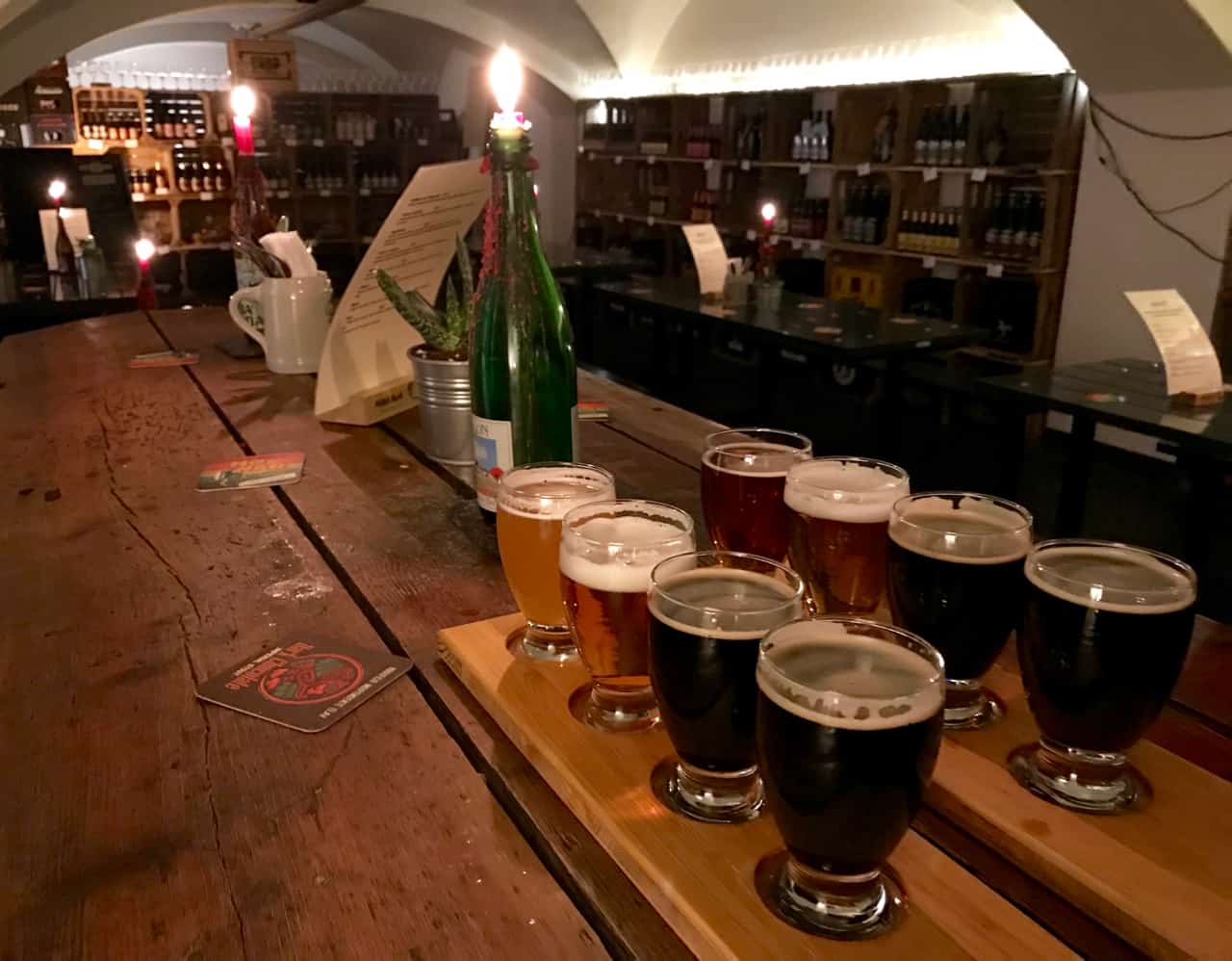 Enjoy a beer paddle at Innsbruck highlight, Tribaun.