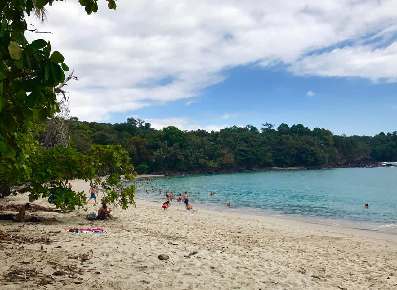 plaja din Parcul Național Manuel Antonio