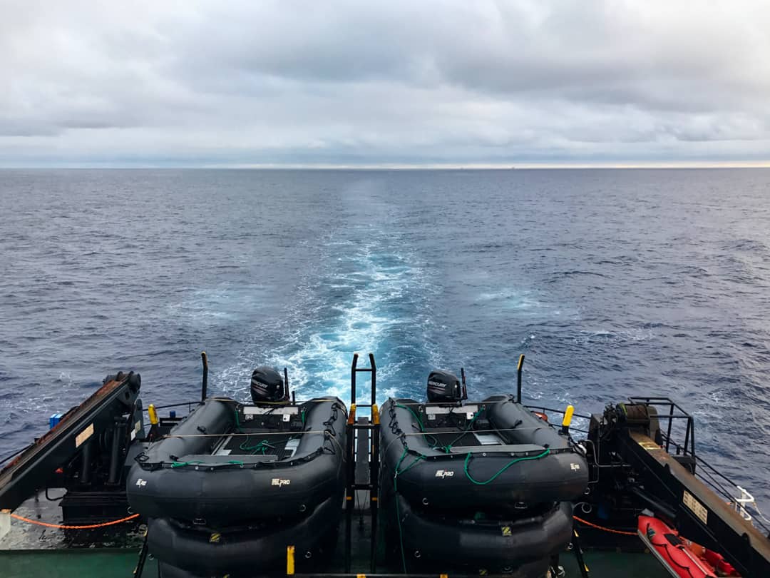 View over the 'Drake Lake' en route to Antarctica.