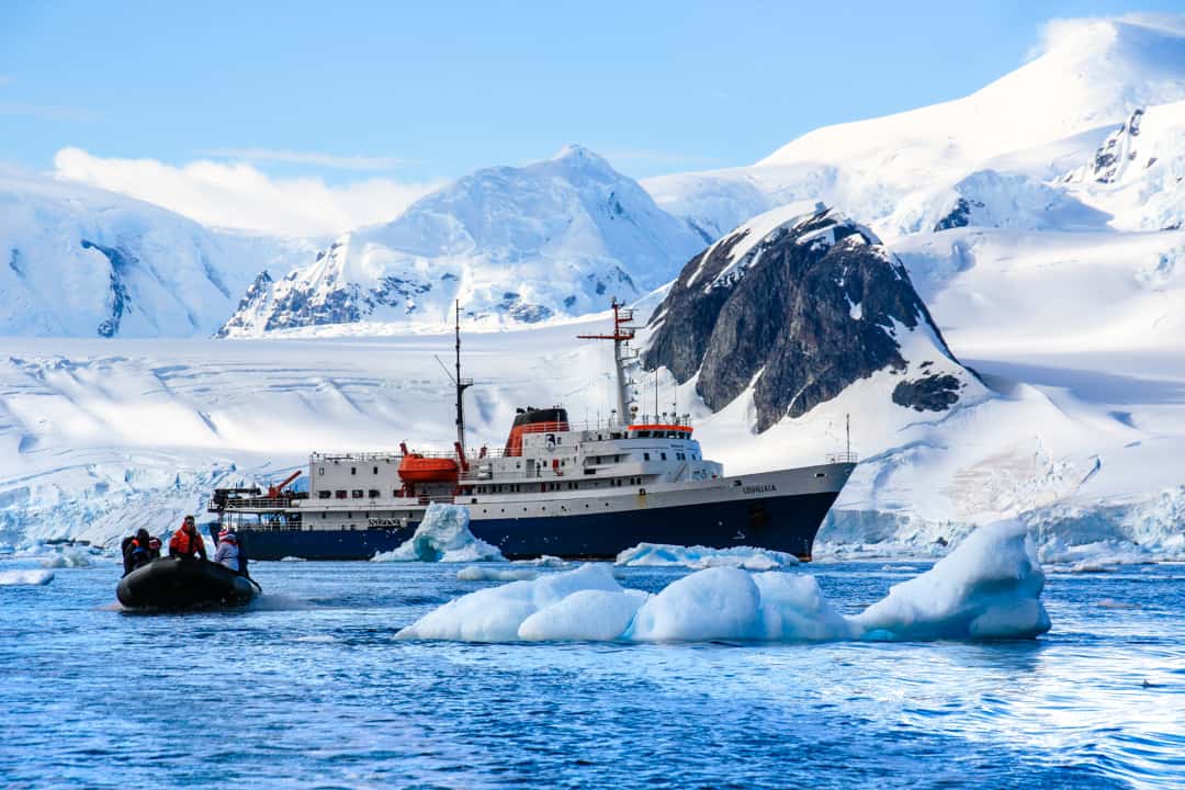 Antarctica Cruise Ship MV Ushuaia.