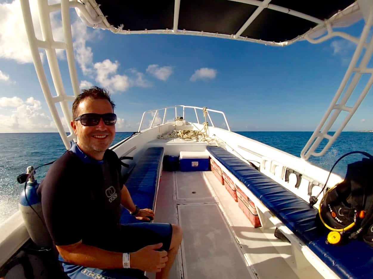 Cozumel Diving - Empty Dive Boat