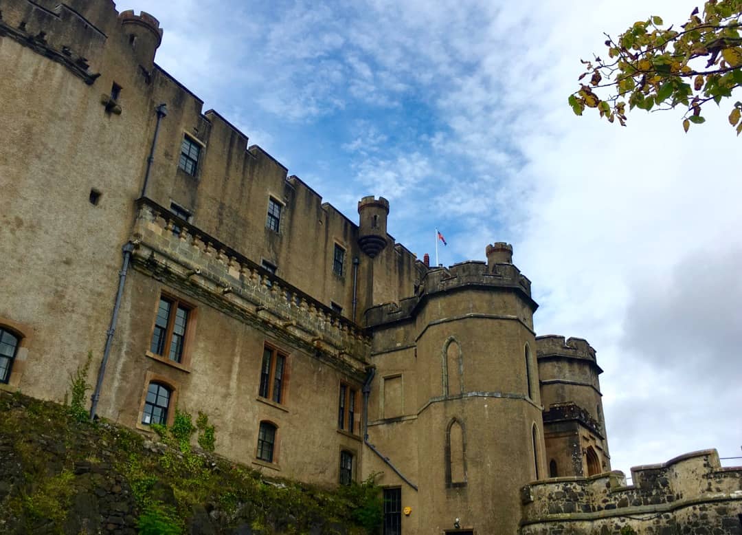 Dunvegan Castle, the ancient seat of the Macleod chiefs.