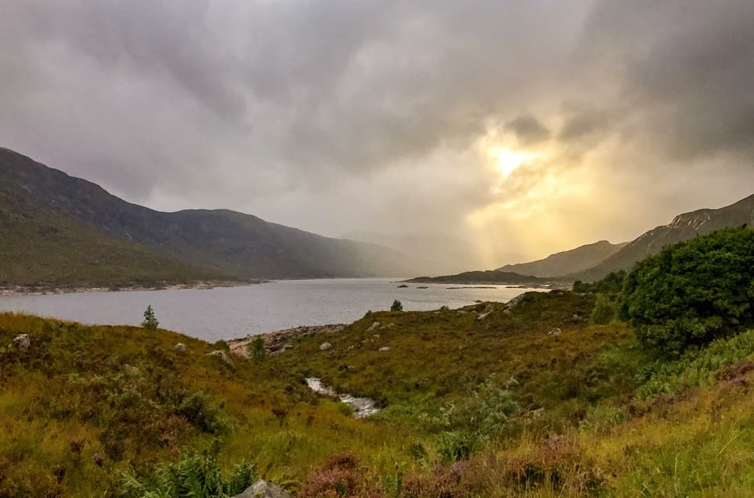 Our Isle of Skye road trip turns up constant photo opps, like sunlight bursting through clouds.