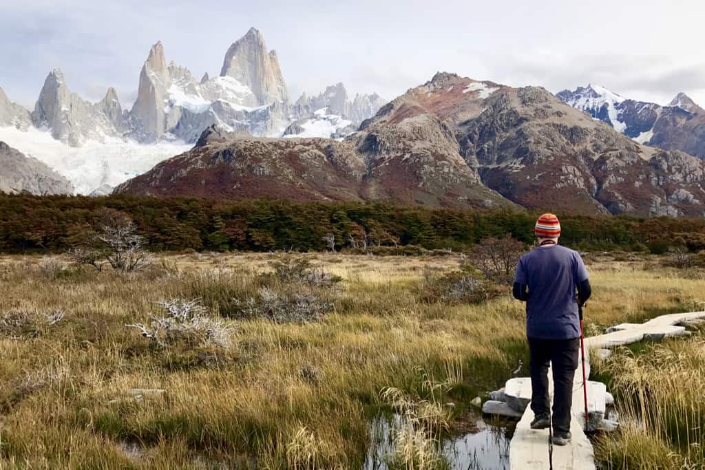 The magnificent Laguna de Los Tres trail in El Chalten, Argentina.