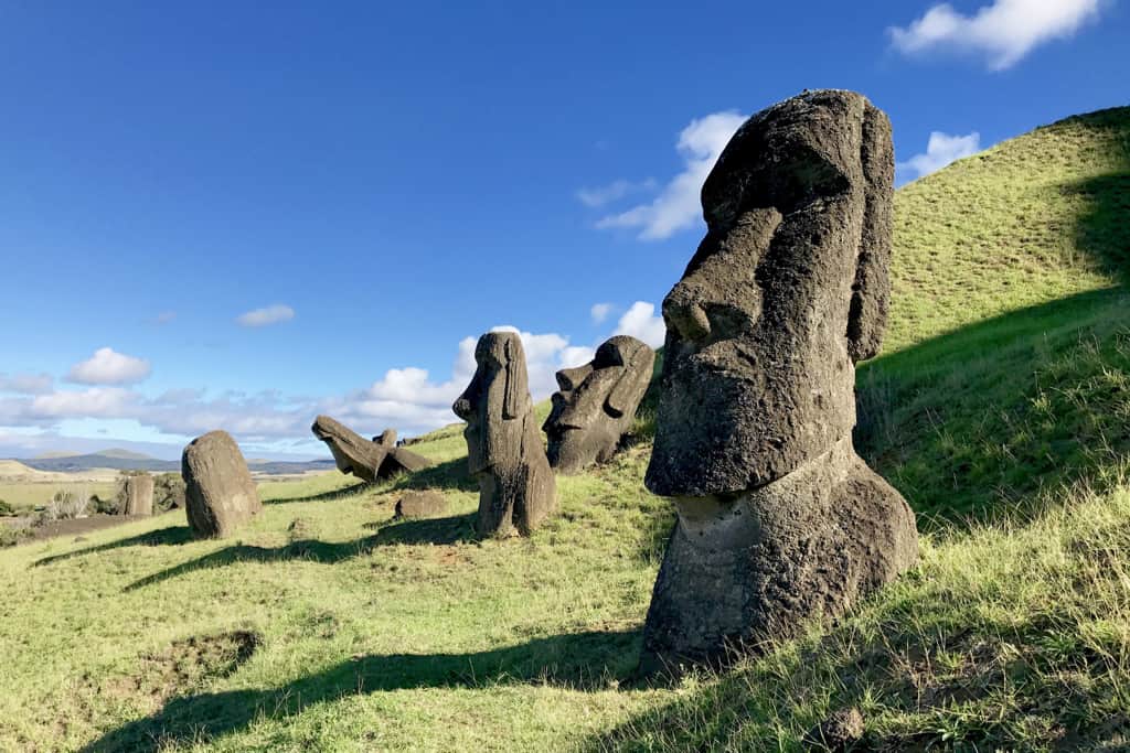 The moai of Easter Island, a travel highlight for us in 2017.