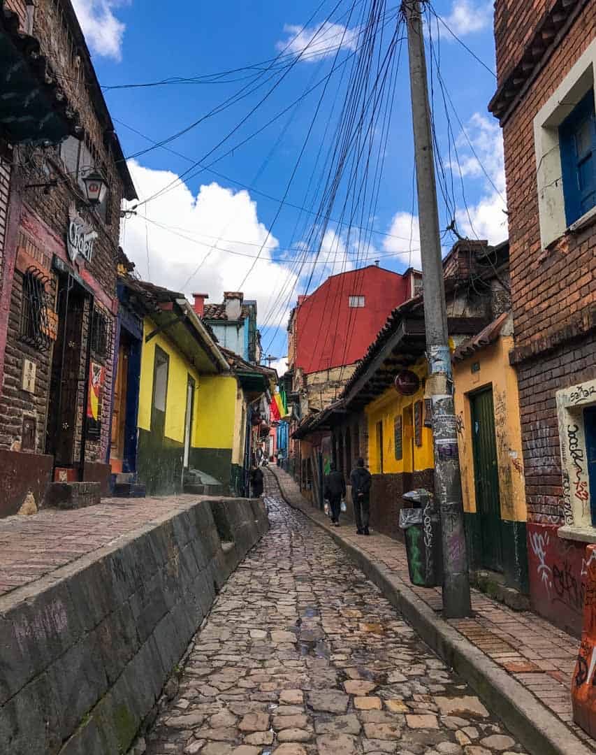 Narrow Calle del Empudo in La Candelaria.