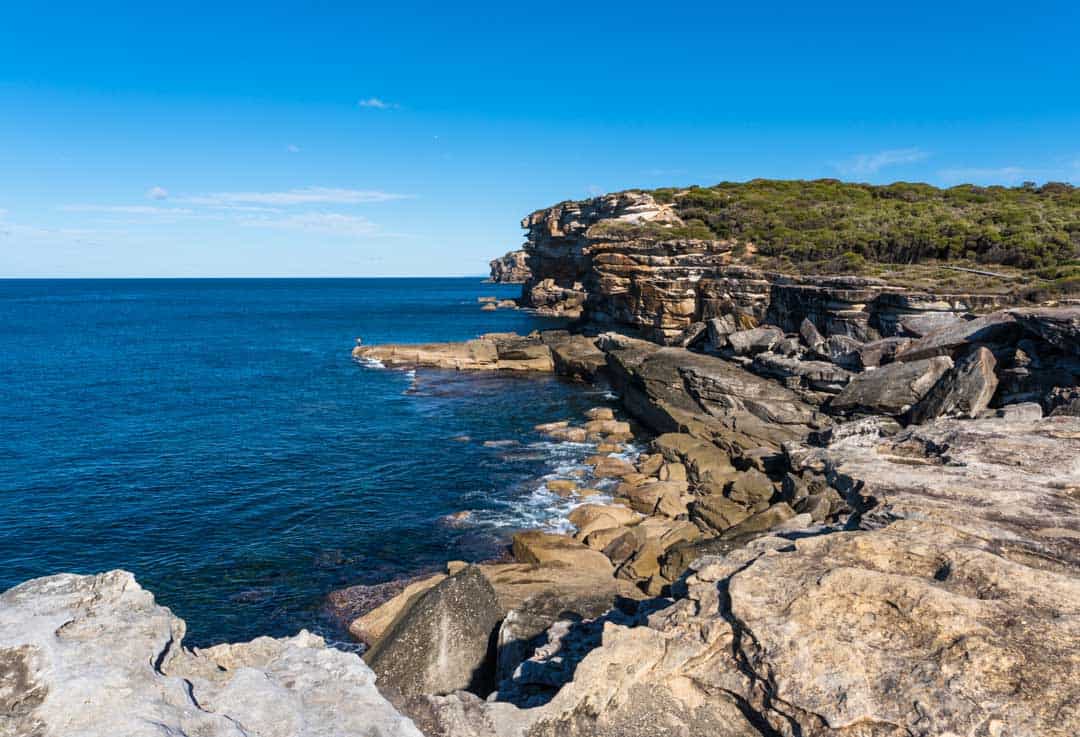 Cliffs views on the Coast Track, one of the best hikes in NSW.