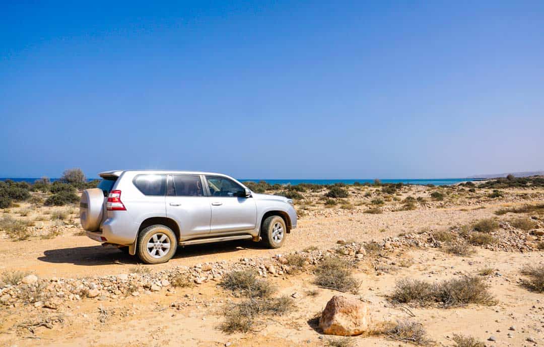 A 4WD is the best way to road trip Oman.
