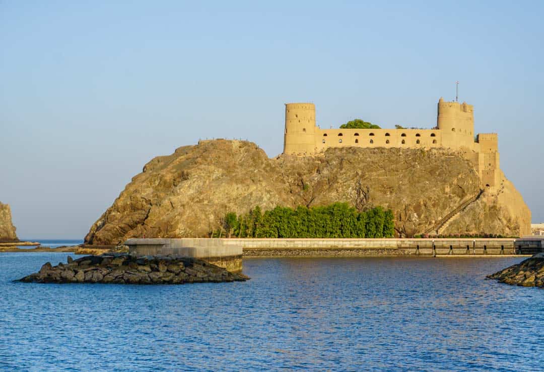 Muscat Itinerary Al Jalali Fortress View Old Muscat