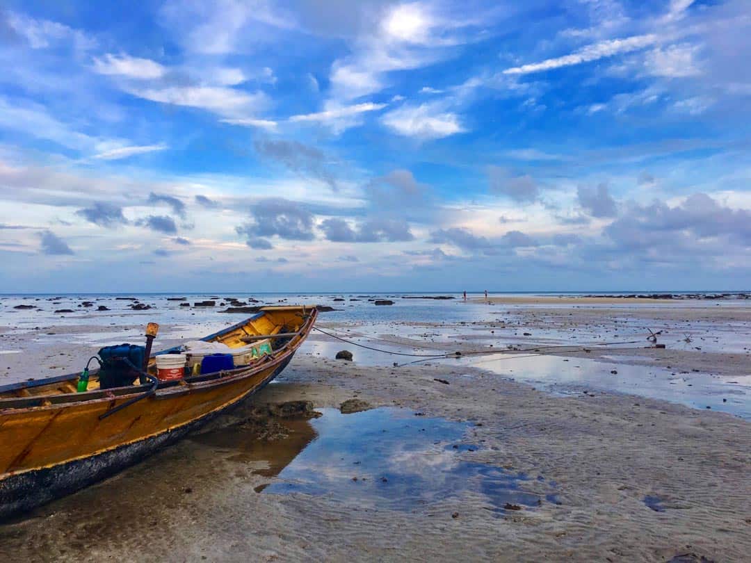 Endless Horizon Where Sand Meets Sky On Havelock Island In The Andamans