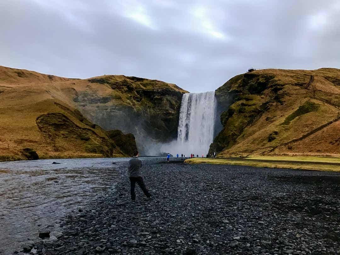 Be sure to add beautiful Skógafoss to your Iceland route planner
