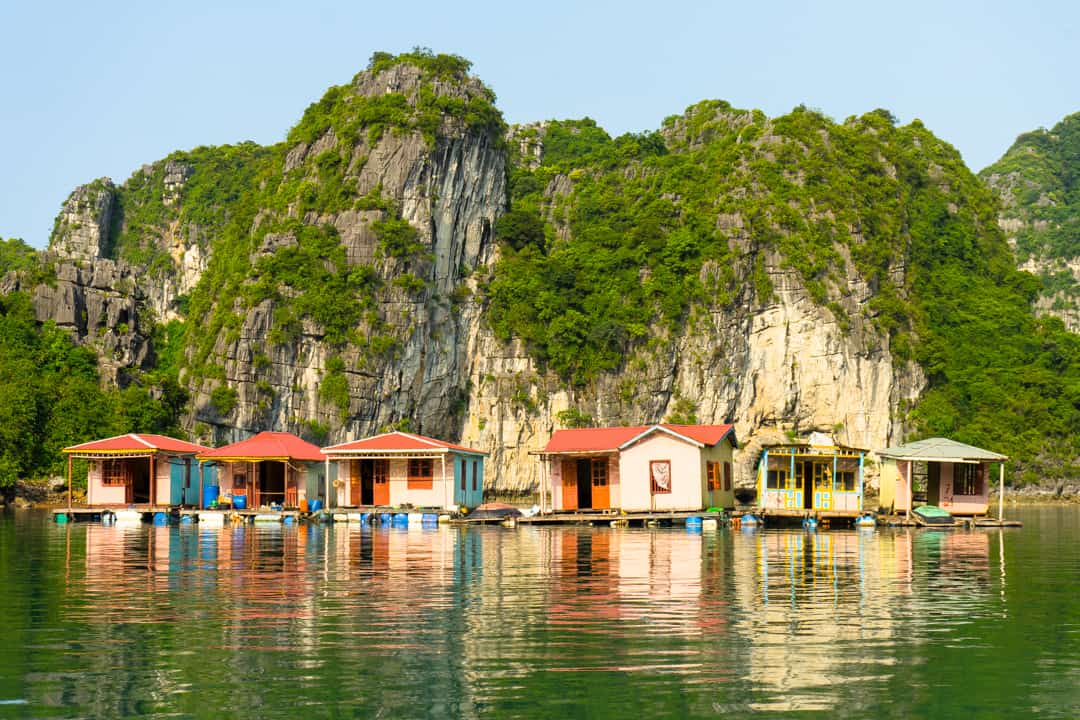 Halong Bay Floating Village.