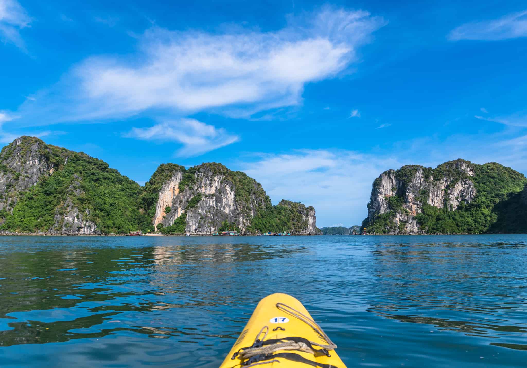 Kayaking On A Bai Tu Long Bay Cruise.