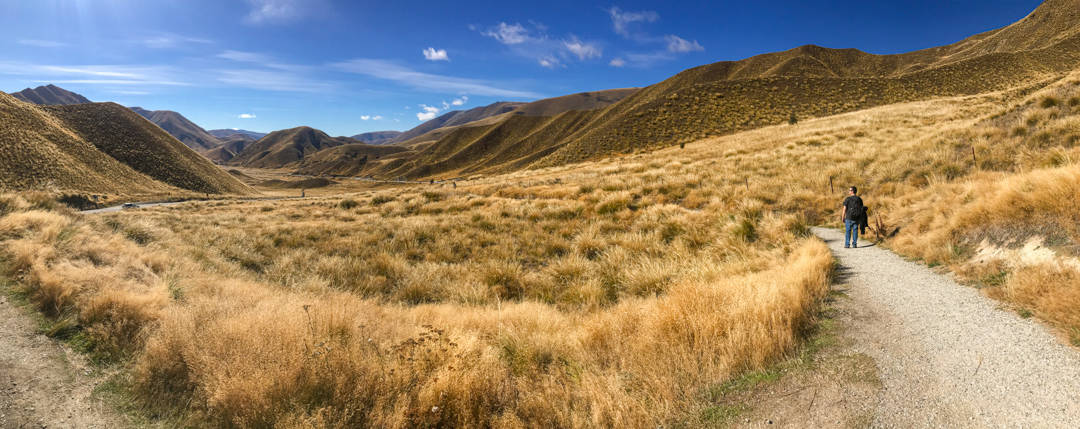 South Island points of interest include the stops along the way, like Lindis Pass Viewpoint.