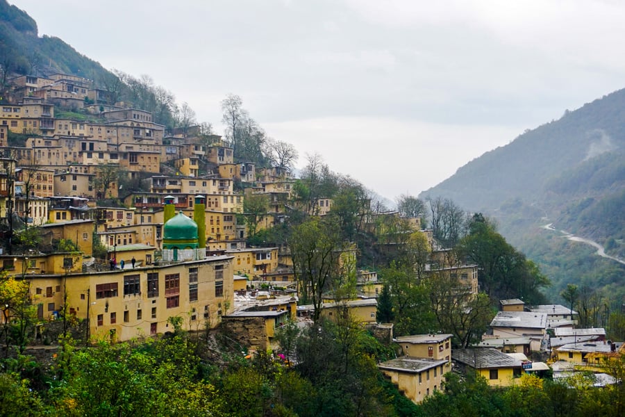 The Village Of Masuleh In Iran Climbs The Hillside in Northwestern Iran