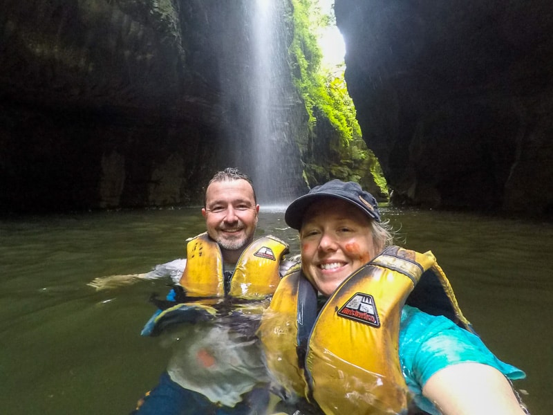 Millennium cave tour - highlight of our Vanuatu visit