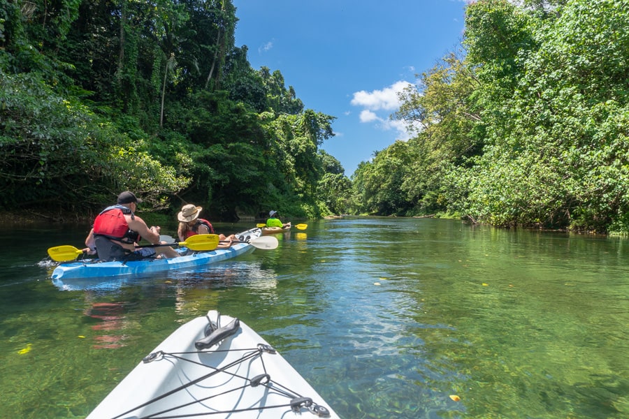 Kayaking adventures were one of the highlights of our Vanuatu trip