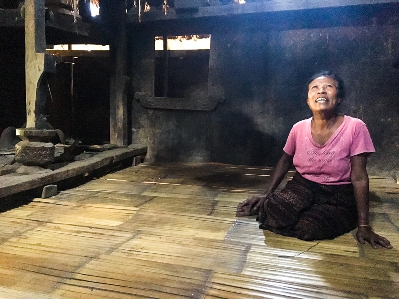 The irrepressible Mama Maria, a highlight of our Flores trip