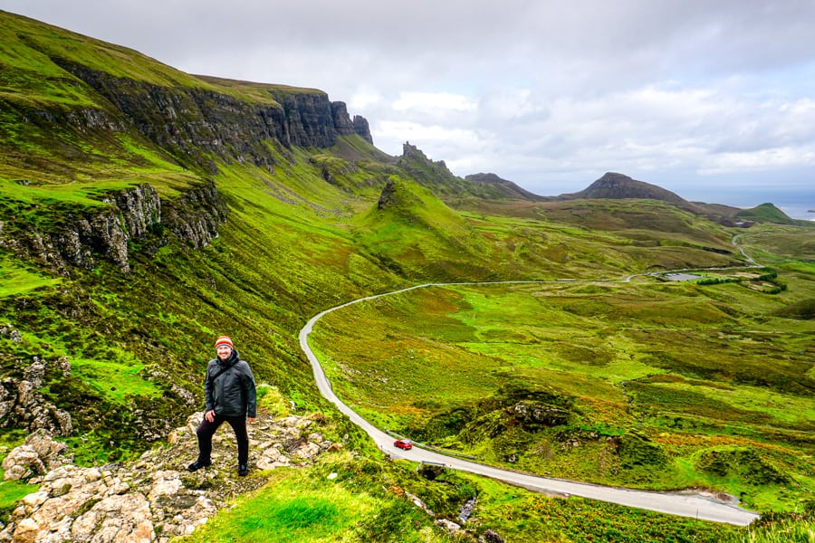 World's Best Road Trips: View from the Quiraing on Scotland's Isle of Skye.