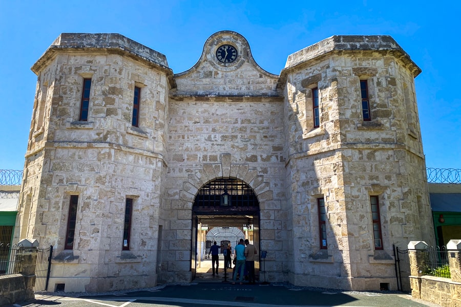 Freemantle Prison is one of the many historic buildings that are worth visiting in South West Australia.