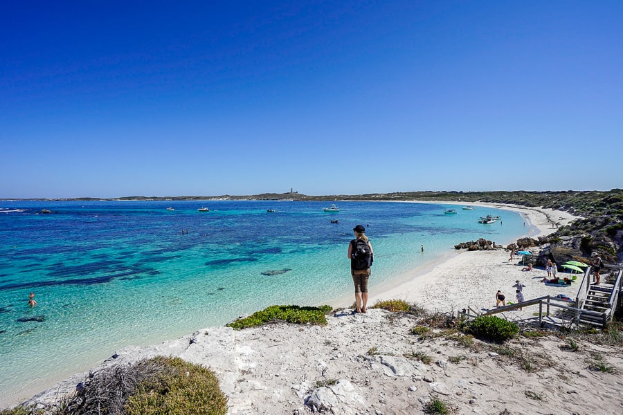Rottnest Island has some of the most beautiful beaches in Australia.