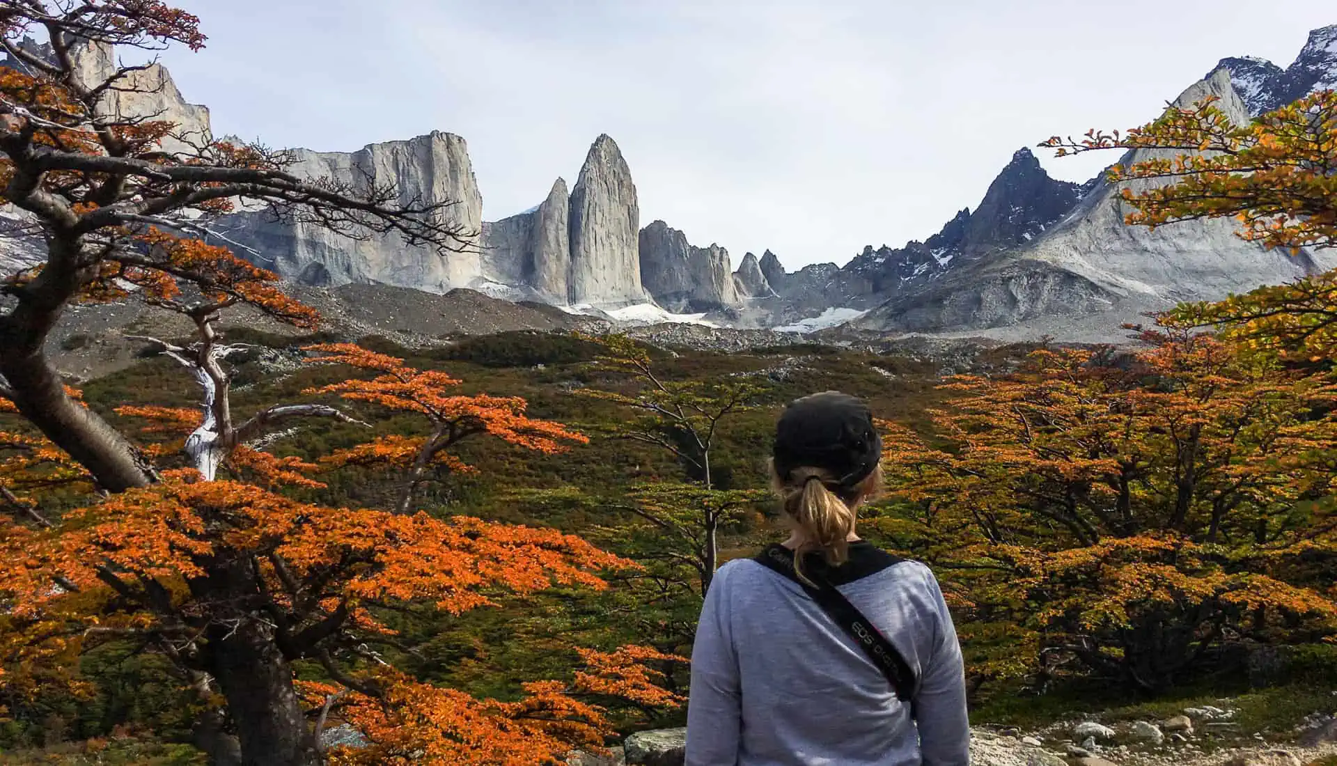 Dan looks out over Frances Valley in Torres del Paine National Park while Hiking the W Trek in Patagonia.