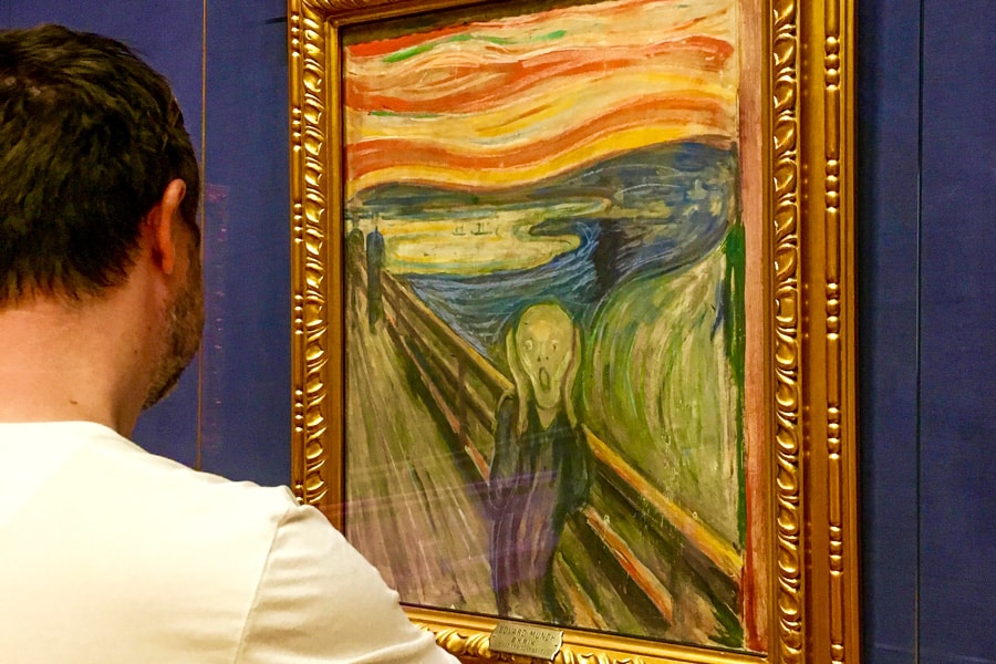 The Scream by Edvard Munch can be viewed at the National Museum during an Oslo weekend. 