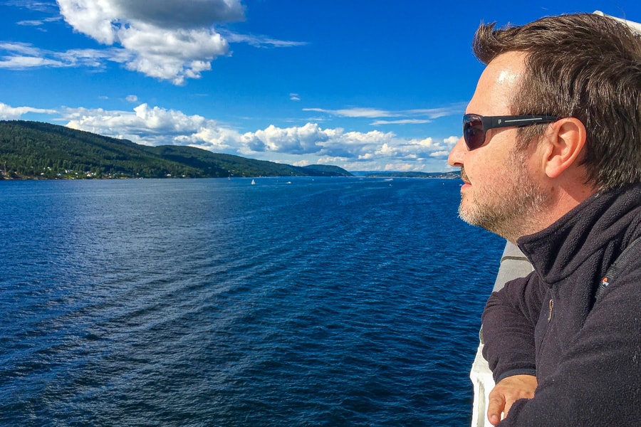 We started our 2 days in Oslo itinerary by cruising through magnificent Oslofjord on the Stenaline ferry from Denmark. 