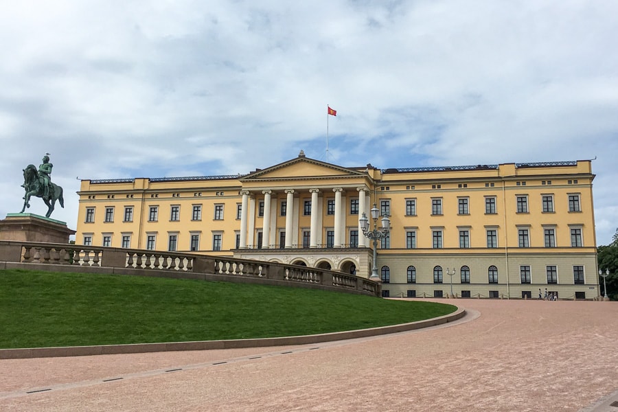 The statue of King Karl Johan guards the entrance to Oslo’s Royal Palace, one of the highlights of our two days in Oslo.