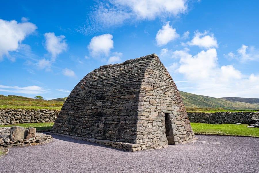 Gallarus Oratory, one of Ireland’s best preserved early Christian churches is a key stop on a Wild Atlantic Way tour.