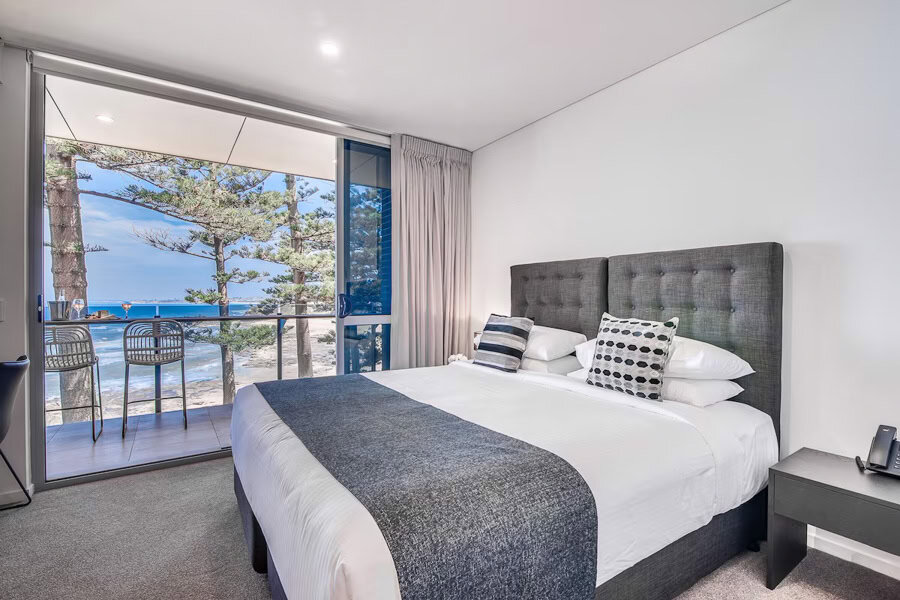 A room overlooking the ocean in Austinmer – the perfect reward after Royal National Park hikes.